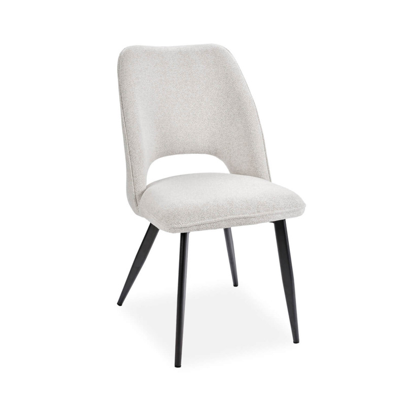 CHAISE NOLWEEN EN TISSU DÉCO MODERNE