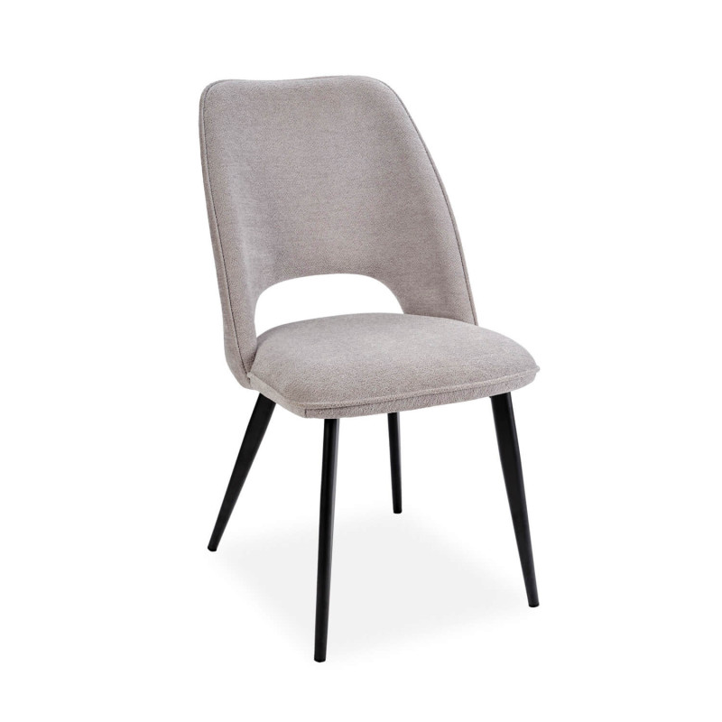 CHAISE NOLWEEN EN TISSU DÉCO MODERNE