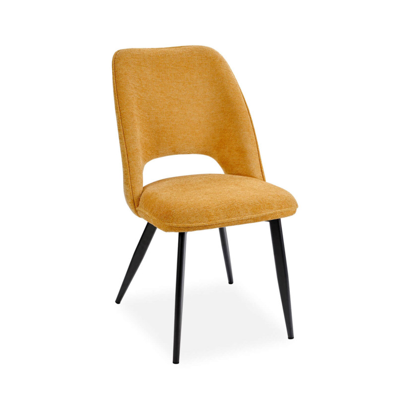 CHAISE NOLWEEN EN TISSU DÉCO MODERNE