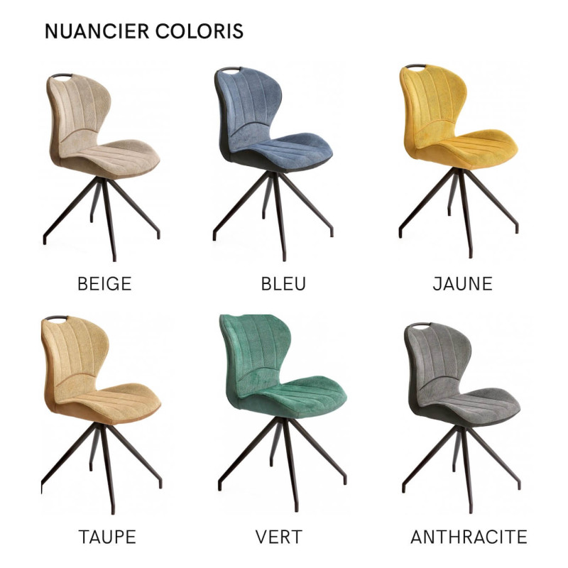 Chaise Contemporaine de Salle à Manger MOBI LINE - Le Chaisier