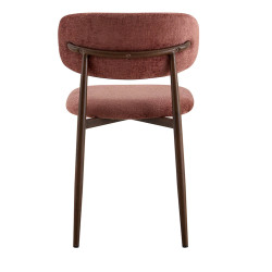 CHAISE SCANDINAVE TISSU ET IMITATION BOIS NONO