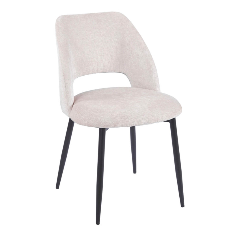 CHAISE CONTEMPORAINE EN TISSU ARLO