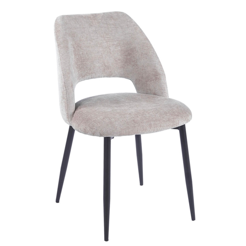 CHAISE CONTEMPORAINE EN TISSU ARLO