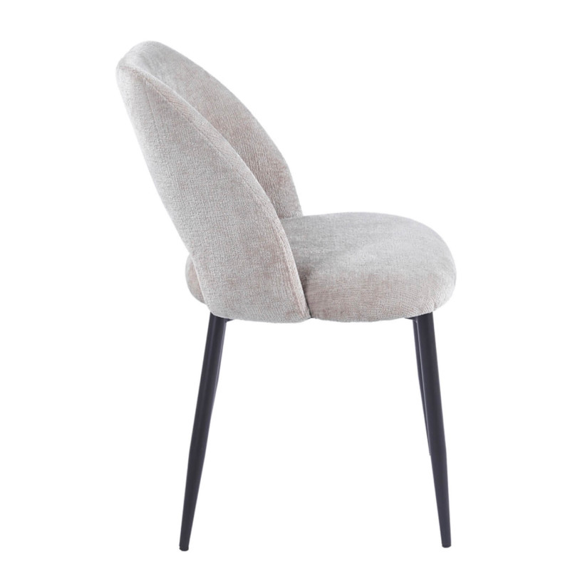 CHAISE CONTEMPORAINE EN TISSU ARLO