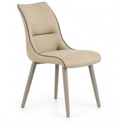 CHAISE CONTEMPORAINE DE SALLE À MANGER COSSUE LÉA MICROFIBRE
