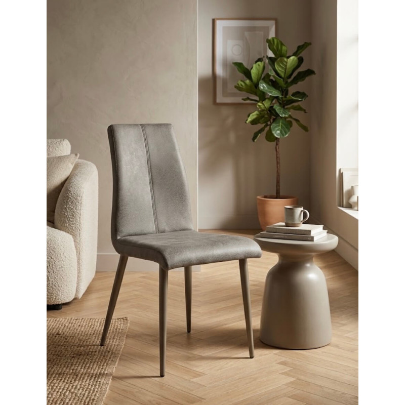 CHAISE CONTEMPORAINE DE SALLE À MANGER MIMI MICROFIBRE