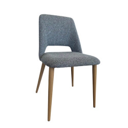 CHAISE DE SALLE À MANGER CONTEMPORAINE LYDIA EN TISSU
