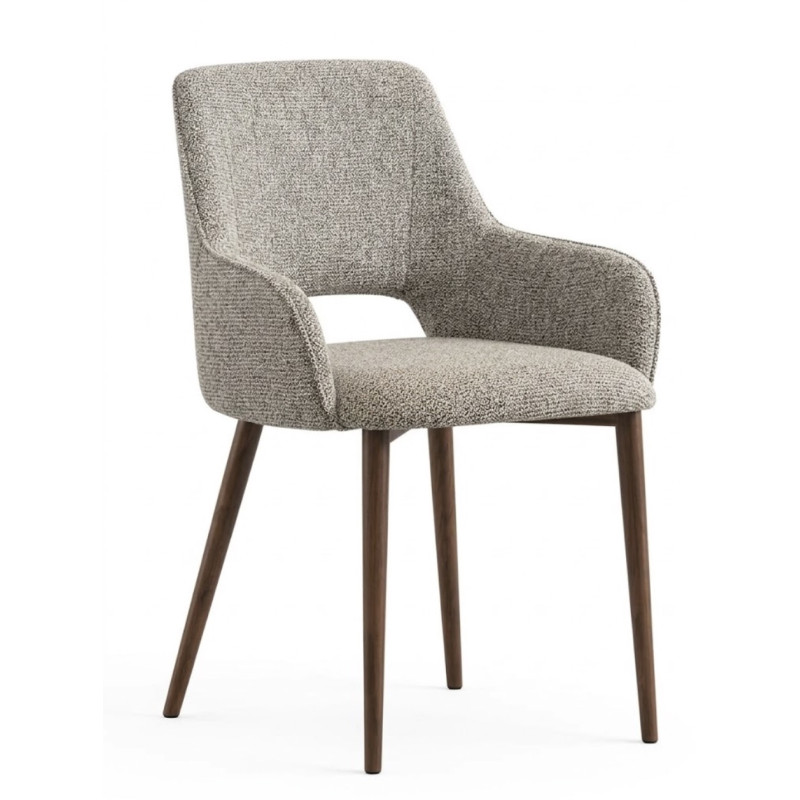 Petit Fauteuil Carré en Tissu LYDIA - Le Chaisier