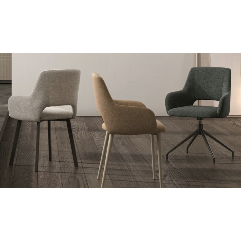 PETIT FAUTEUIL CARRÉ EN TISSU LYDIA