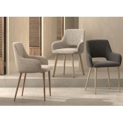 PETIT FAUTEUIL CARRÉ EN TISSU LYDIA