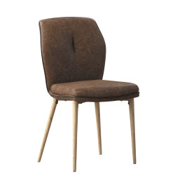 CHAISE DE SALLE À MANGER EN MICROFIBRE LANSA