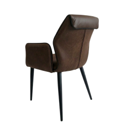 FAUTEUIL DE SALLE À MANGER EN MICROFIBRE LANSA