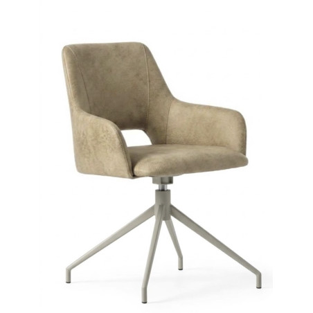FAUTEUIL DE BUREAU LYDIA PIVOTANT EN MICROFIBRE