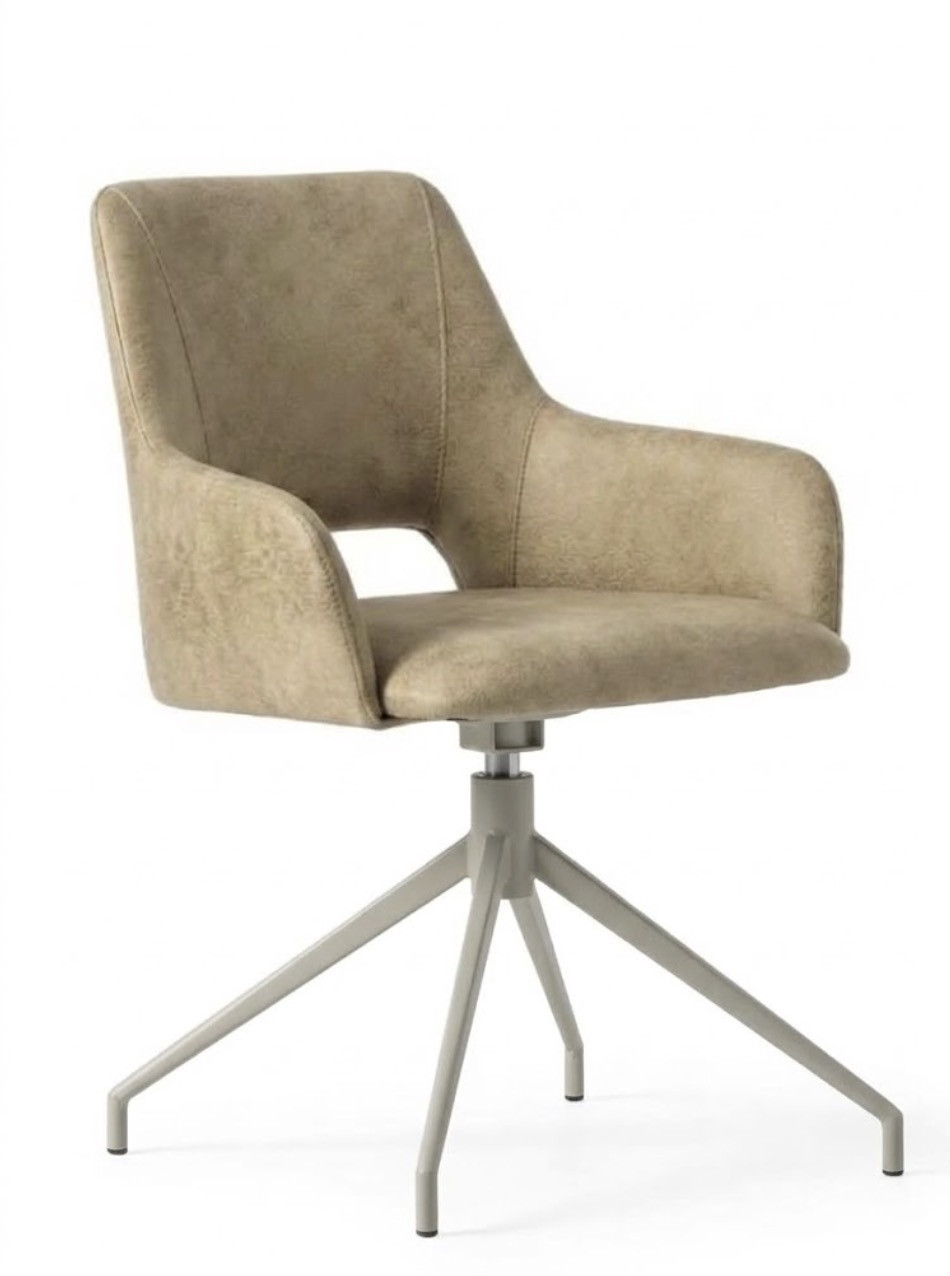 FAUTEUIL DE BUREAU LYDIA PIVOTANT EN MICROFIBRE