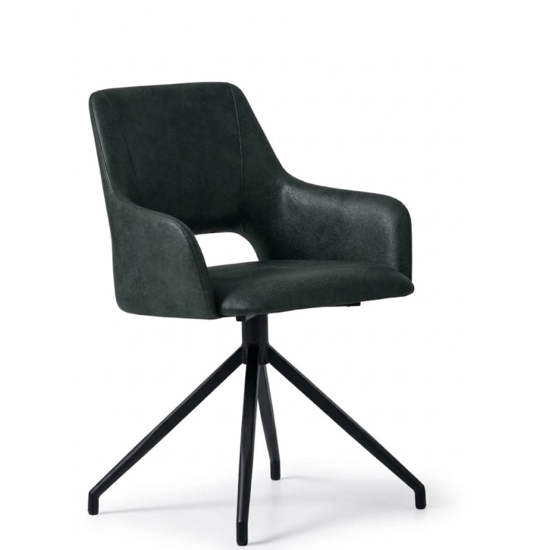 FAUTEUIL DE BUREAU LYDIA PIVOTANT EN MICROFIBRE