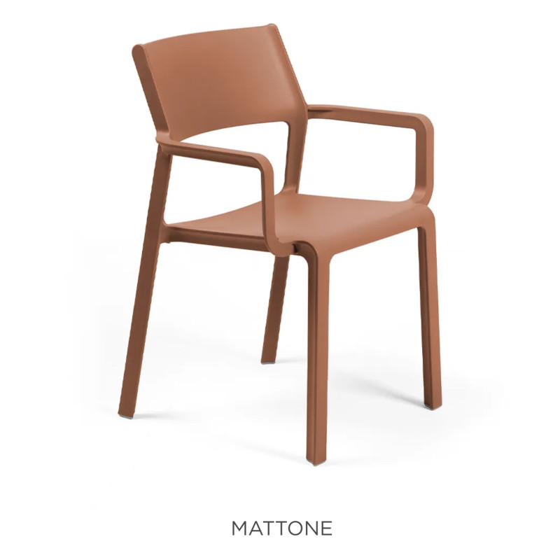FAUTEUIL MODERNE DE JARDIN EMPILABLE TRILL - Le Chaisier