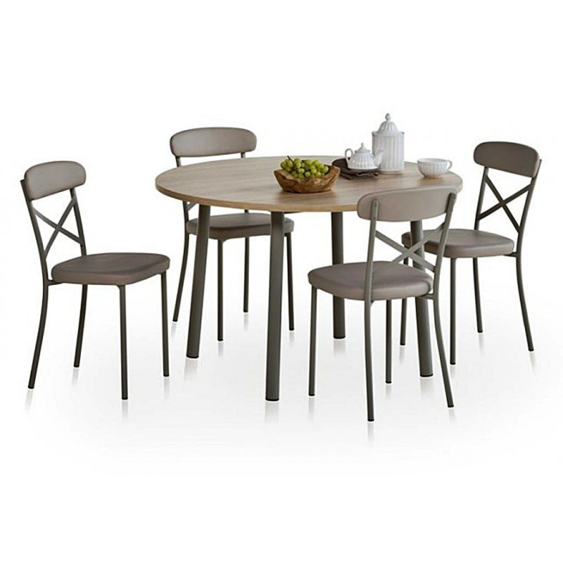 TABLE RONDE AVEC ALLONGE LUSTRA HT 75 TABLE RONDE AVEC ALLONGE LUSTRA HT 75