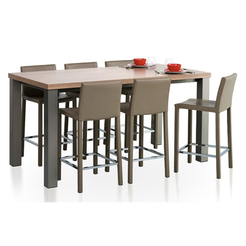 TABLE HAUTEUR 110 RECTANGULAIRE QUADRA TABLE HAUTEUR 110 RECTANGULAIRE QUADRA