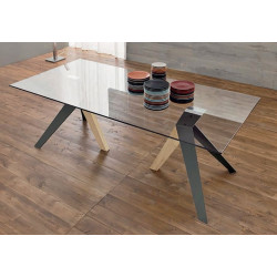 TABLE IFLY VERRE RECTANGULAIRE
