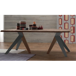TABLE DESIGN BOIS RECTANGULAIRE