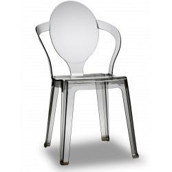 Chaise en plexiglas empilable Spoon