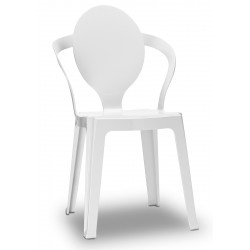 Chaise en plexiglas empilable Spoon