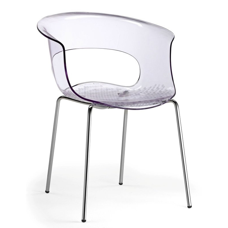 FAUTEUIL DE CUISINE EN PLEXIGLAS MISS B - Le Chaisier