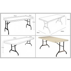 TABLE PLIANTE DE COLLECTIVITE 80241