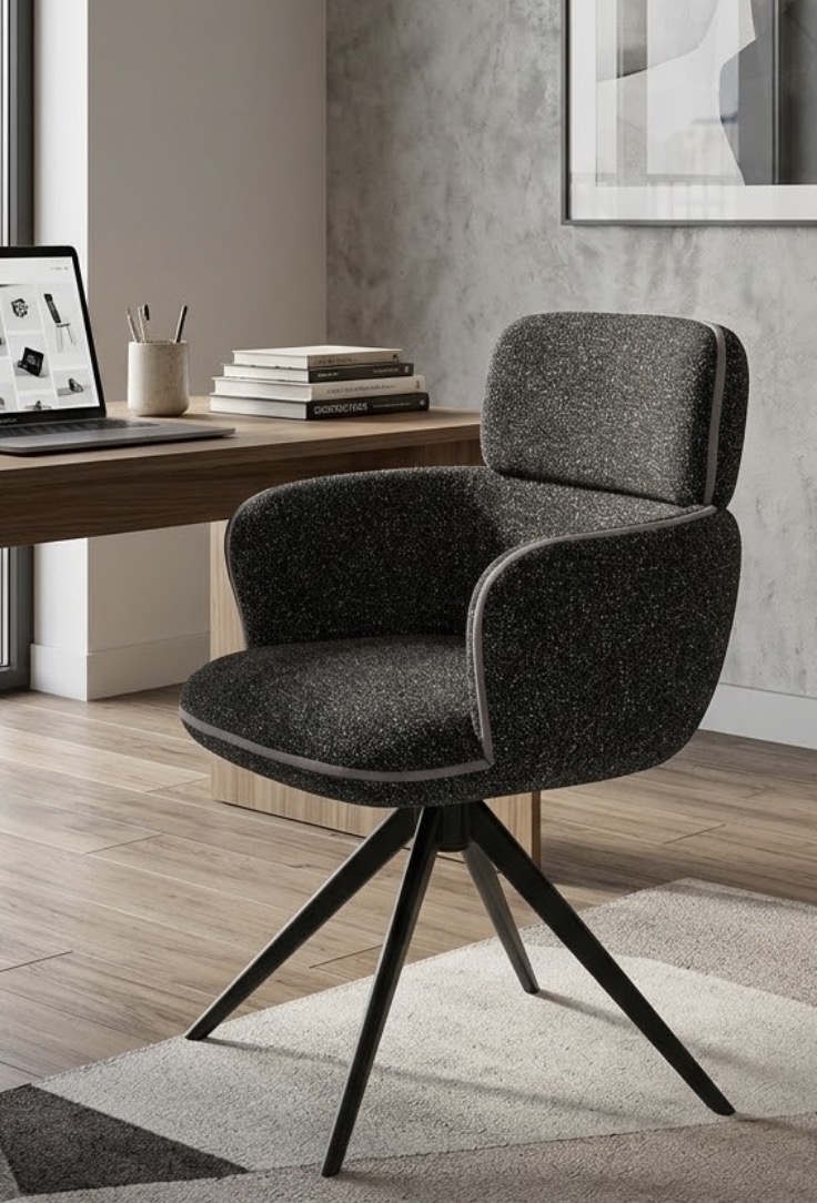 Chaise de bureau sans roulettes