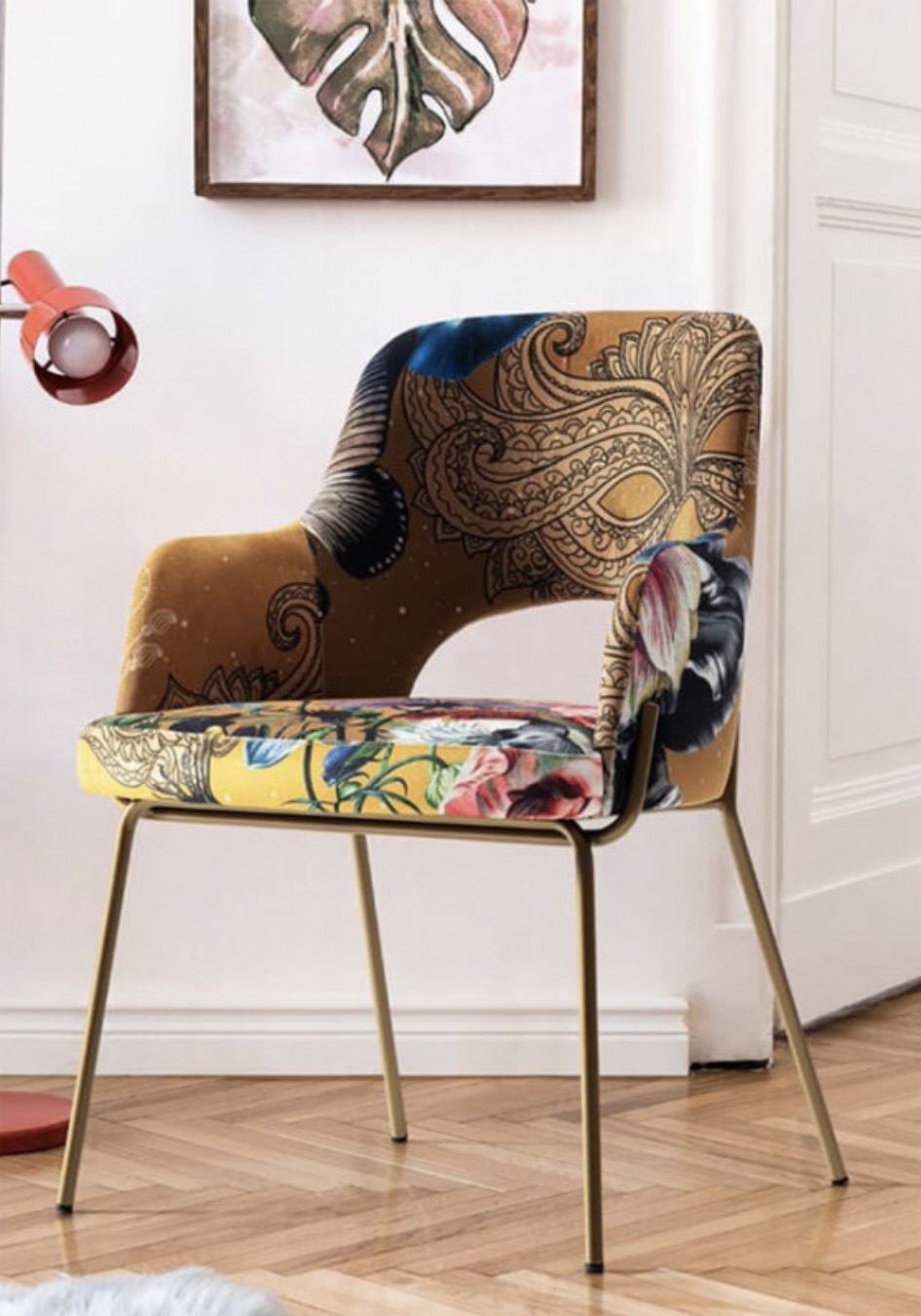 Fauteuil velours