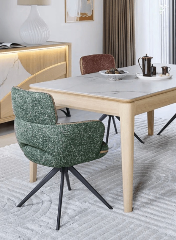 Table effet marbre